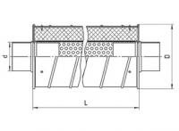Купить шумоглушитель трубчатый круглый гтк спирально-навивной оптом | ПРОТОРГ