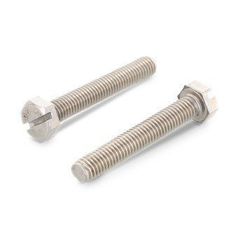 Рекомендуем купить Болт DIN 933 SZ M6x16 с шестигранной головкой, прямым шлицем и полной резьбой, нерж. сталь A2