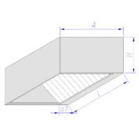 Купить зонт вытяжной пристенный тип 3 оптом | ПРОТОРГ