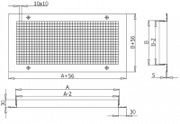 Купить решетка вентиляционная р-с 1000х100 ral 9016 (белый) оптом | ПРОТОРГ