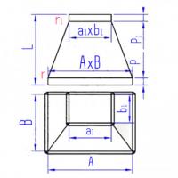 Купить переход прямоугольного сечения тип 6 оптом | ПРОТОРГ
