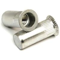 Купить заклепка m8x28 закрытая с внутренней резьбой и потайным бортиком, с насечками, нерж. сталь а2 оптом | ПРОТОРГ
