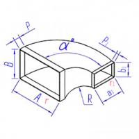 Купить отвод прямоугольного сечения пирамидальный оптом | ПРОТОРГ