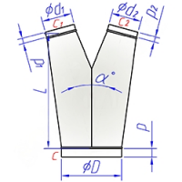 Купить тройник круглого сечения штаны оптом | ПРОТОРГ