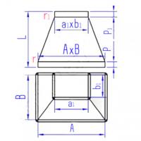 Купить переход прямоугольного сечения тип 5 оптом | ПРОТОРГ