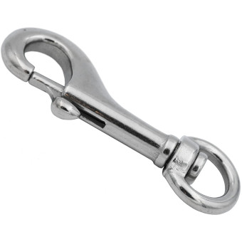 Рекомендуем купить Карабин вертлюжный ART 8303 Ø12мм с задвижный защелкой, нерж. сталь А4