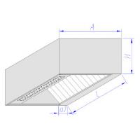 Купить зонт приточно-вытяжной пристенный тип 3 оптом | ПРОТОРГ