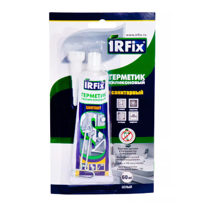 Рекомендуем купить Герметик IRFix силиконовый санитарный "Белый", 60 мл