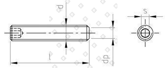 ISO 4026 A2 M 5X50 - №4