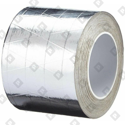 Скотч алюминиевый армированный 75 мм - №1