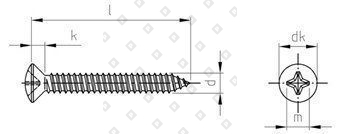 DIN 7983 A4 C 3,9X9,5 H - №4