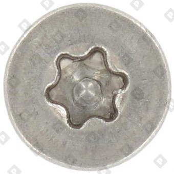 Винт DIN 965 М2,5x22 с потайной головкой и шлицем TX, нерж. сталь A2 - №3