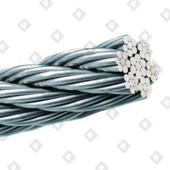 Трос для растяжки ART 8379 (DIN 3055) Ø1 мм, конструкция 7х7, нерж. сталь А2 - №1