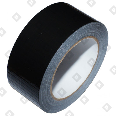 Скотч ПВХ армированный 50 мм, черный - №1