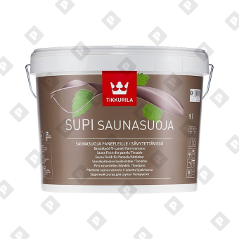 Защитный состав для саун Tikkurila Supi Saunasuoja полуматовый (9 л) - №1