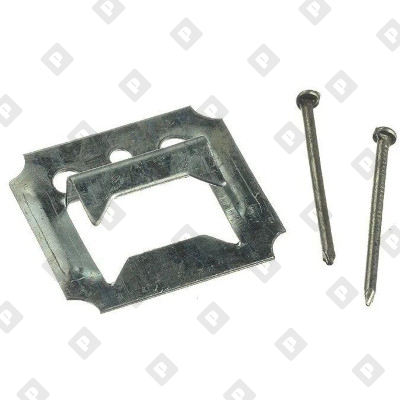 Кляймер №5 (с гвоздями) для доски толщиной 18 - 22 мм, оц. сталь - №1