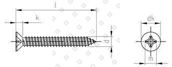 DIN 7982 A4 C 6,3X120 H - №4