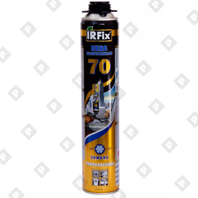 Зимняя профессиональная монтажная пена IRFix 70, 880 мл - №1