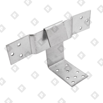 Скользящая опора KUCIS 90x90x40x2 для стропил, оц. сталь - №1