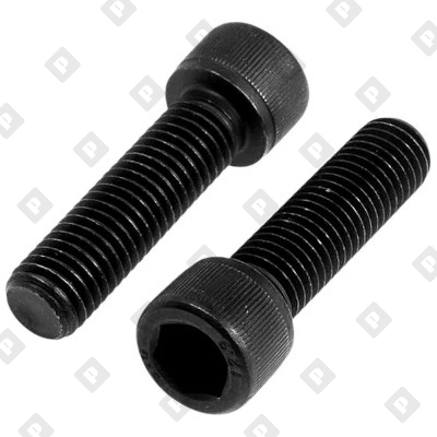 Винт DIN 912 М3x5 с полной резьбой и цилиндрической головкой с внутренним шестигранником, кл. пр. 12.9, без покрытия - №1