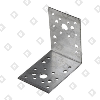 Крепежный уголок KU 105x105x90x1.5 мм, оц. сталь - №1