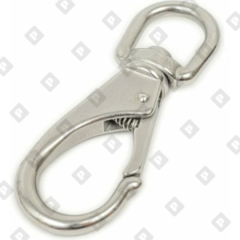 Карабин зацепной с вертлюгом ART 8257 16 мм, нерж. сталь A4 - №3