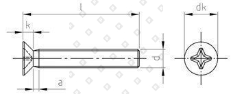 DIN 965 A4 M 6X110 H - №4