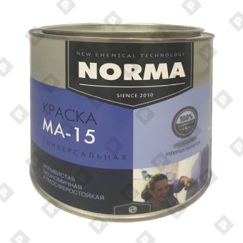 Краска масляная Novocolor МА-15 ГОСТ-71 голубая (2 кг) - №1