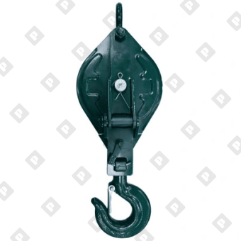 Блок двойной монтажный грузовой с крюком, г/п 0.5т - №1