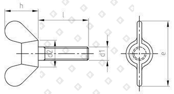 DIN 316 A4 M 6X30 - №4