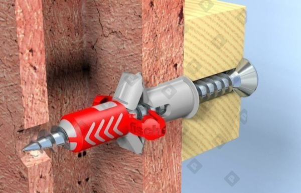 Универсальный дюбель fischer DUOPOWER 6x30 S с шурупом - №5