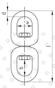 Вертлюг Art. 8254 петля-петля 10мм, нерж. сталь A4 - №3