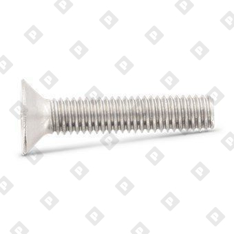 Винт ISO 10642 (DIN 7991) M5x20 с потайной головкой и шлицем TORX, нерж. сталь А4 - №4