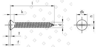 DIN 7973 A2 C 5,5X45 - №4