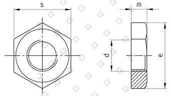 DIN 431 A4 BG 1/2" A/F 32 - №3